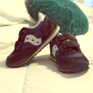 Saucony Jazz blue toddler sneaker